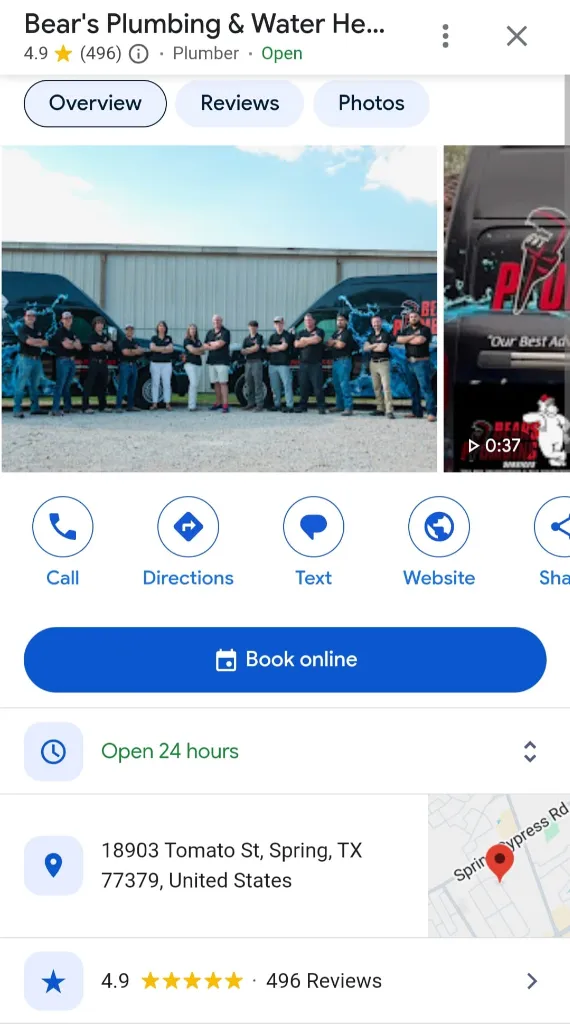 Optimised Google Profile